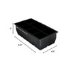 Hastings Home Large Ice Cube Molds, Silicone Tray Makes 8, 2"x2" Big Cubes, BPA Free and Flexible 756216MGV